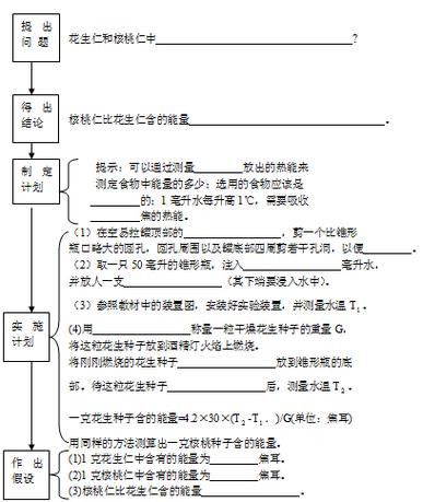 食物能量计算公式如何测定?