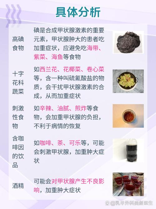 甲状腺肿大患者需忌口哪些食物?