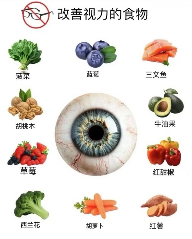 近视眼吃什么能提高视力?
