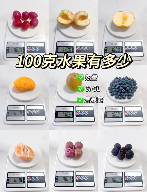 100克食物重量参照图,如何直观判断?