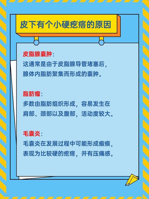 皮肤下面有硬疙瘩青色