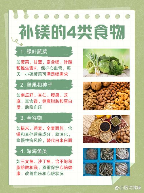 缺镁最快补充食物有哪些?