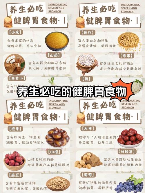 健脾胃食物首选哪些?