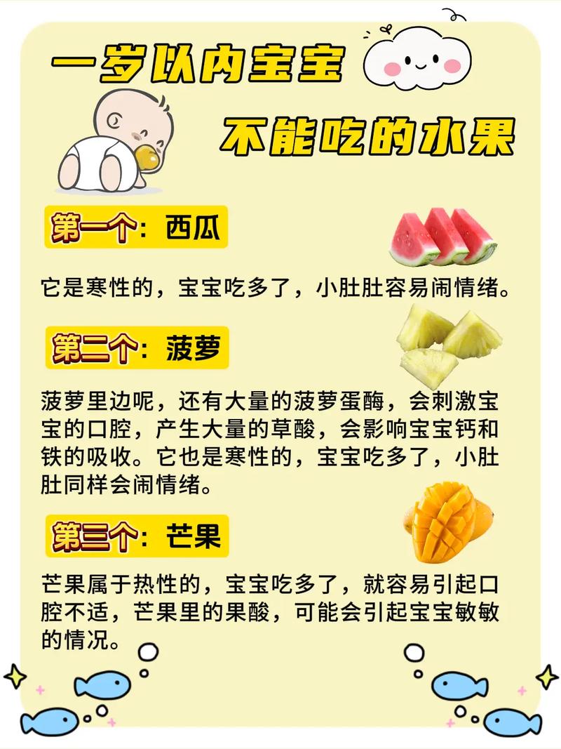 婴幼儿不宜吃哪些食物?