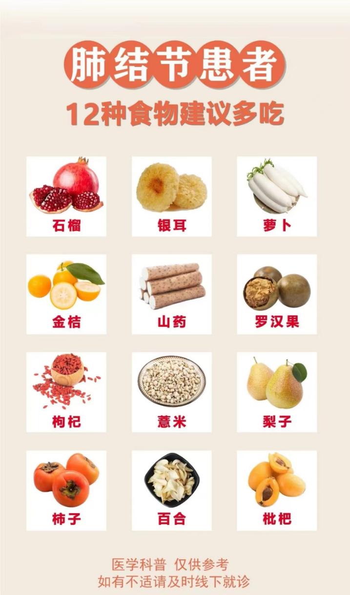 肺小结节吃什么食物好