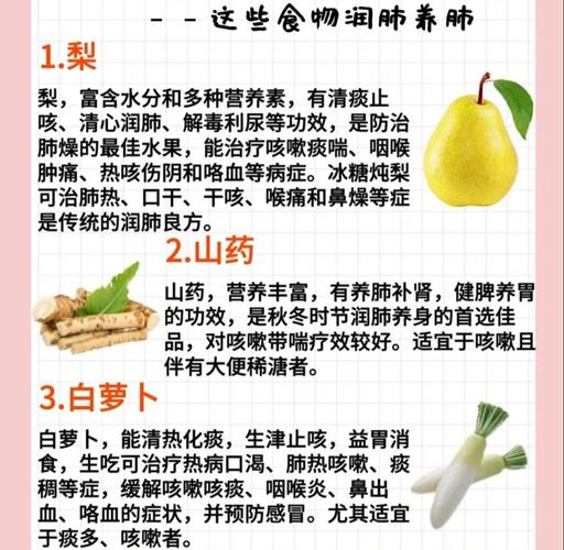 补益肺气的食物有哪些